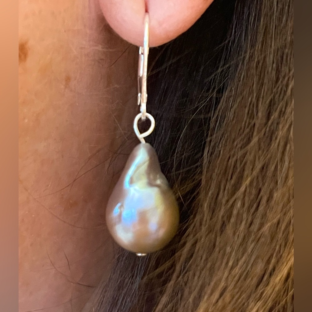 Elegant Pearl Drop Earrings